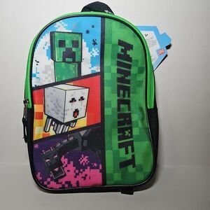 Minecraft Mini Backpack 11" Creeper, Ghast and Ender Dragon NWT